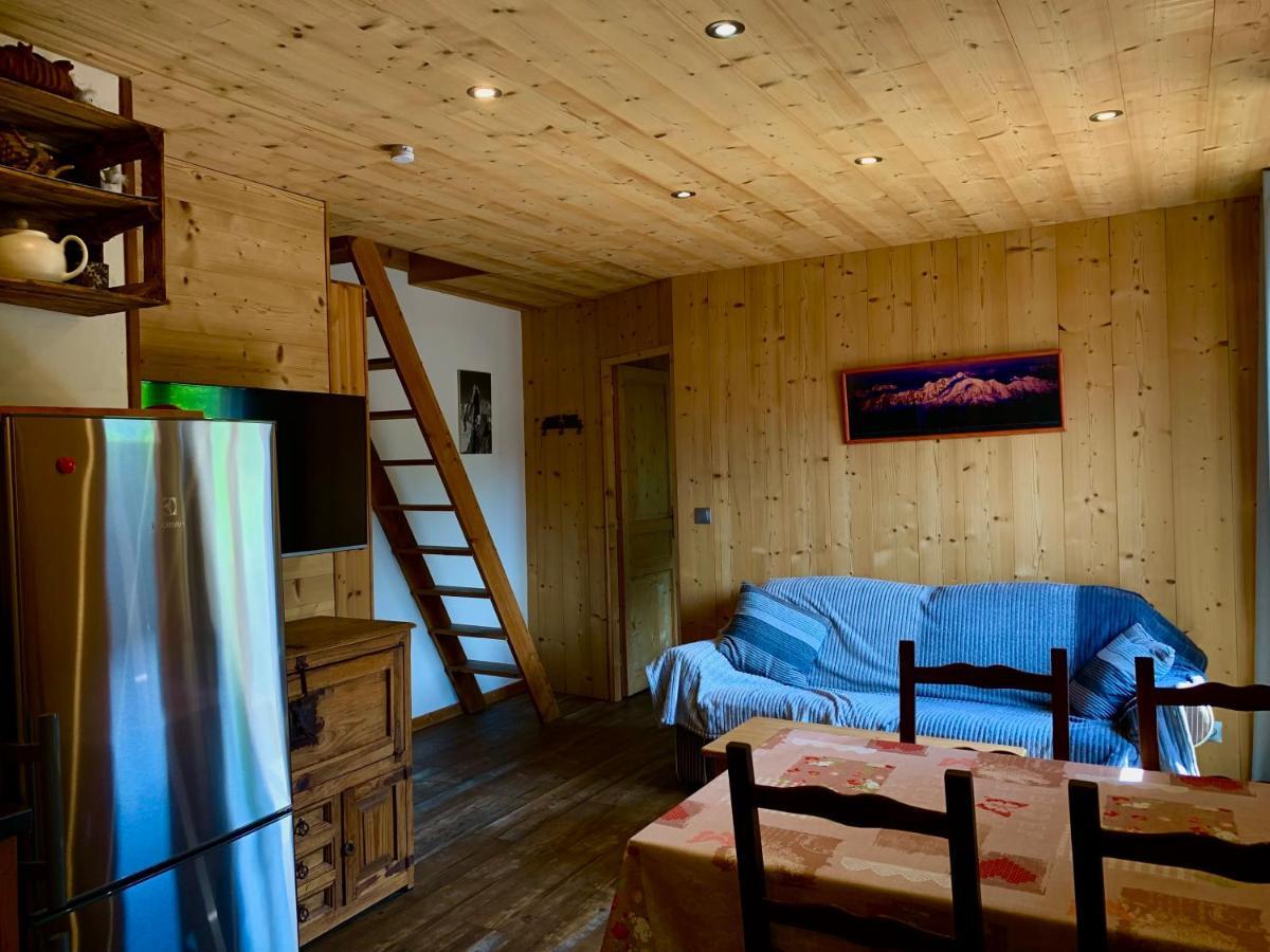 Appartement Avec Jacuzzi Dans Chalet Prive, Grande Terrasse, Parking Gratuit Les Houches Ngoại thất bức ảnh