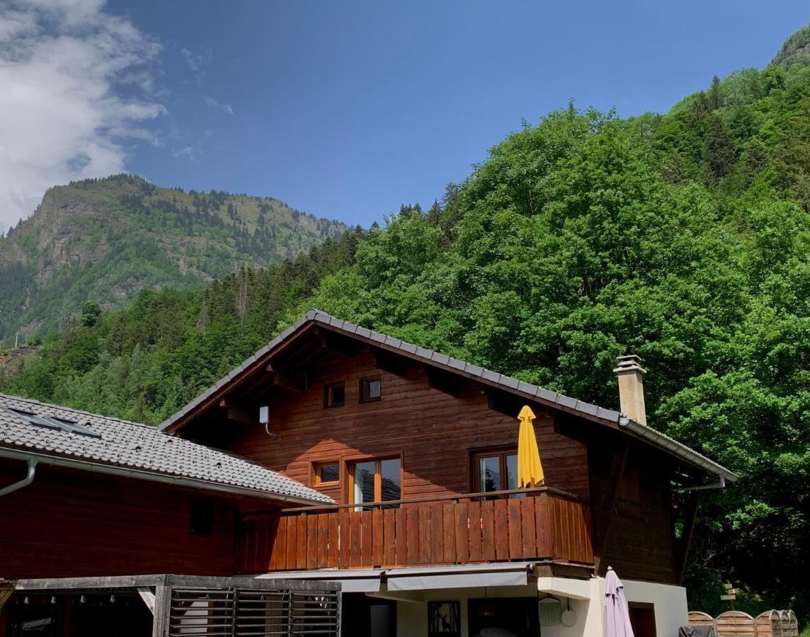 Appartement Avec Jacuzzi Dans Chalet Prive, Grande Terrasse, Parking Gratuit Les Houches Ngoại thất bức ảnh